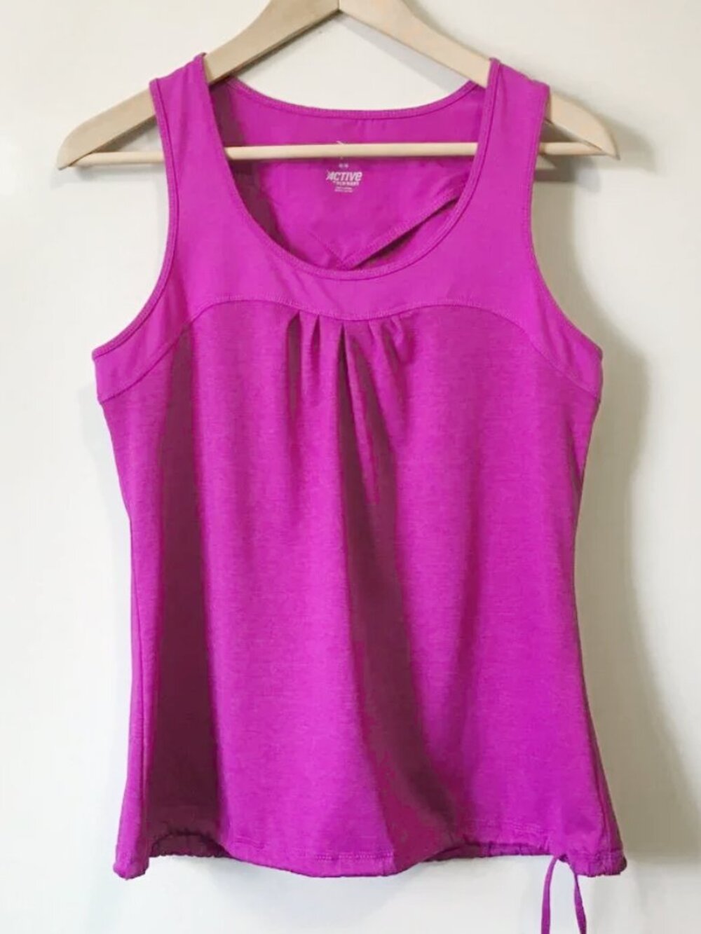 Old Navy Purple Grape Cross Back Tank Top Drawstring Waist Medium